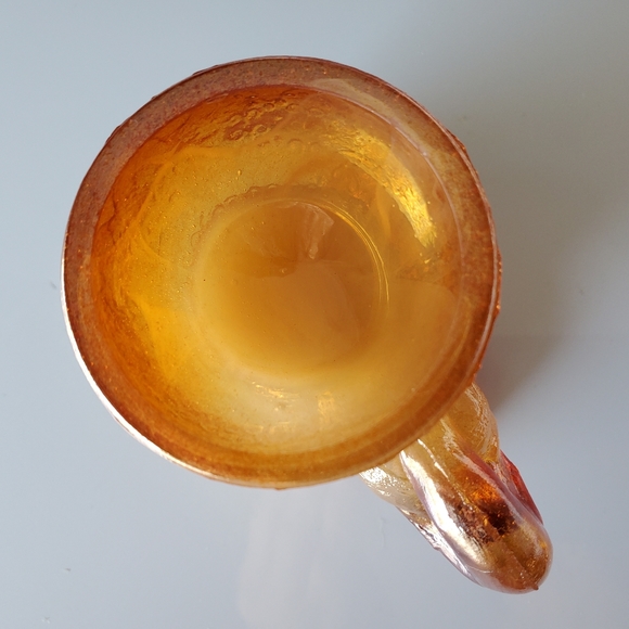 Rare "Packy the Elephant" Irredescent Carnival Glass Paperweight or 🥚 Holder - Picture 12 of 16